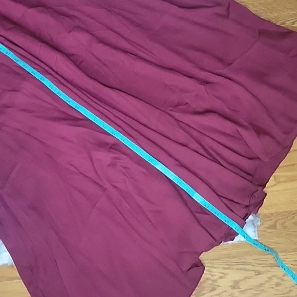 Cupshe Dark Red Maxi Dress, Women's Size Small, New With Tags! - Picture 5 of 9